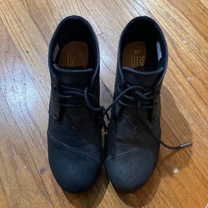 TOMS wedge booties